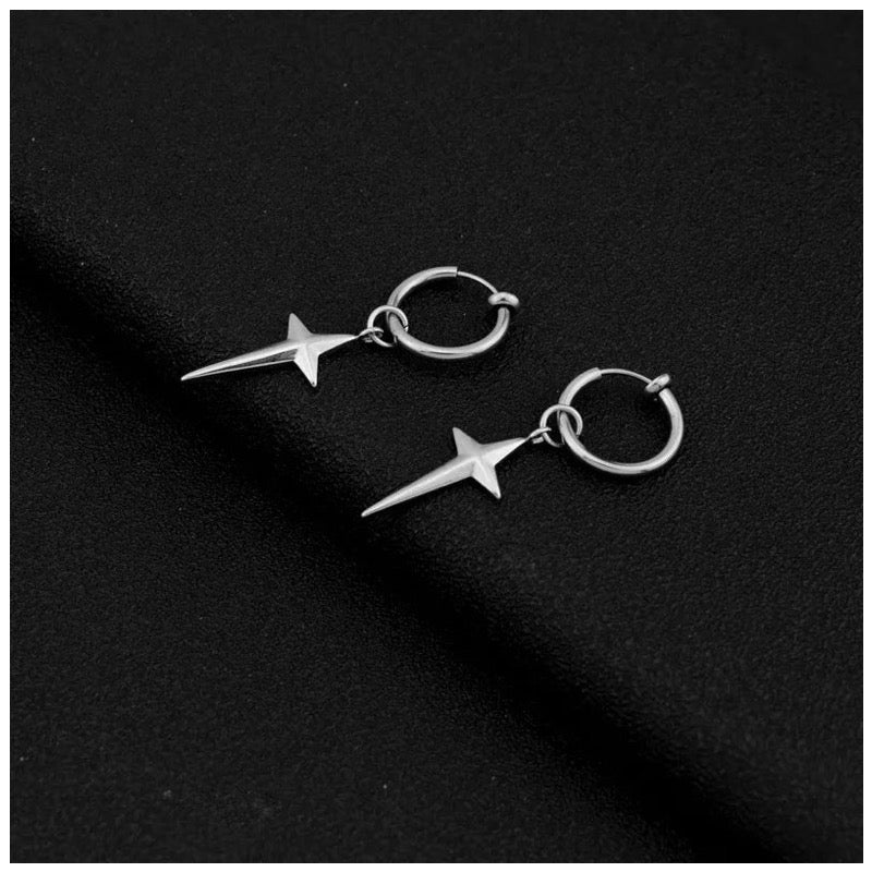 EDELSTAHL "CROSS V2" OHRRINGE - ICERAIN JEWELRY