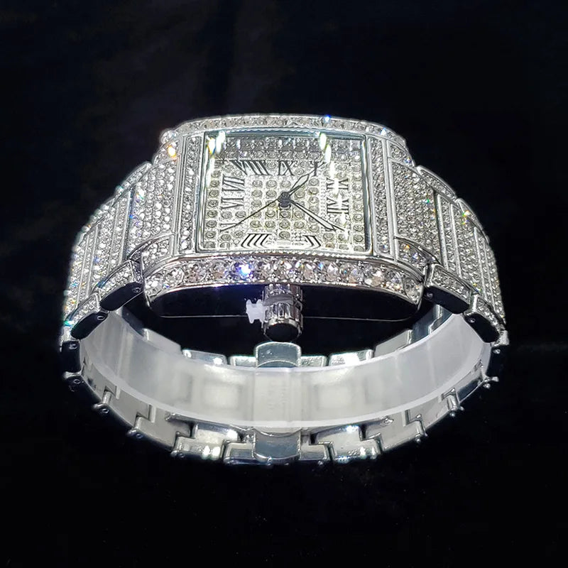 ICED OUT "SQUADROMER" UHR - ICERAIN JEWELRY