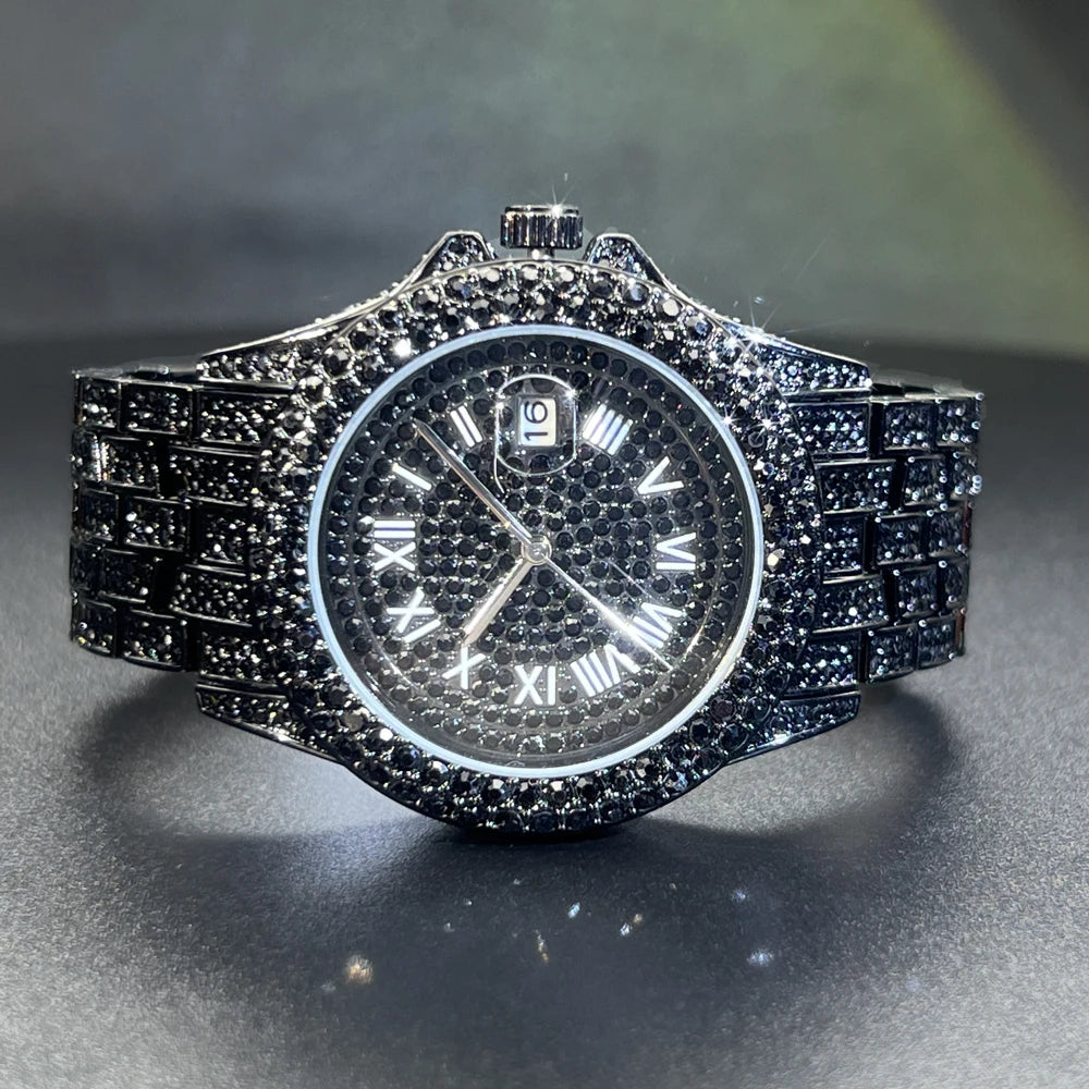 ICED OUT "SEIONARO" UHR - ICERAIN JEWELRY