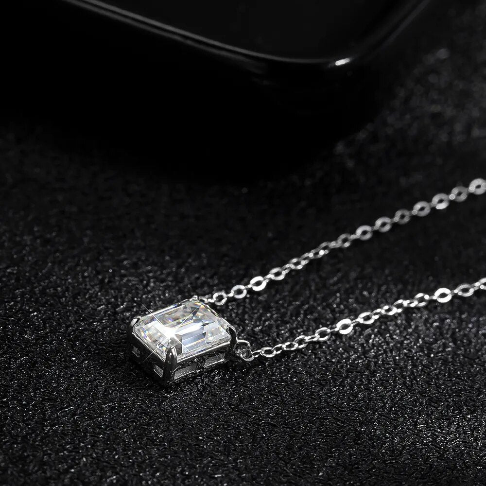 ICED OUT MOISSANITE "PSOLARIM" WEISSGOLD 925S SILVER KETTE - ICERAIN JEWELRY