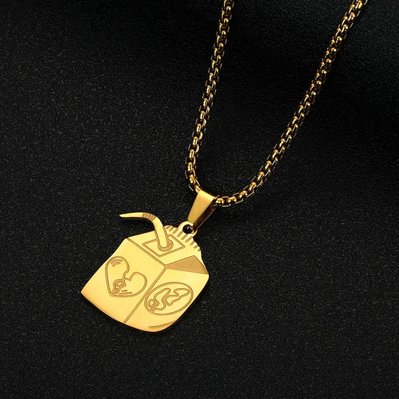 EDELSTAHL "GOLD JUICE 999" KETTE - ICERAIN JEWELRY