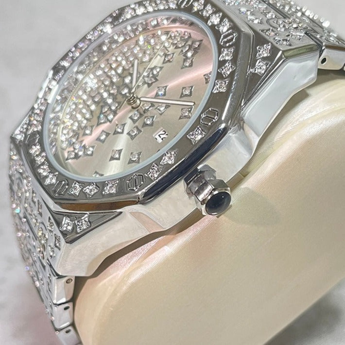 ICED OUT "SPLITERIO" UHR - ICERAIN JEWELRY
