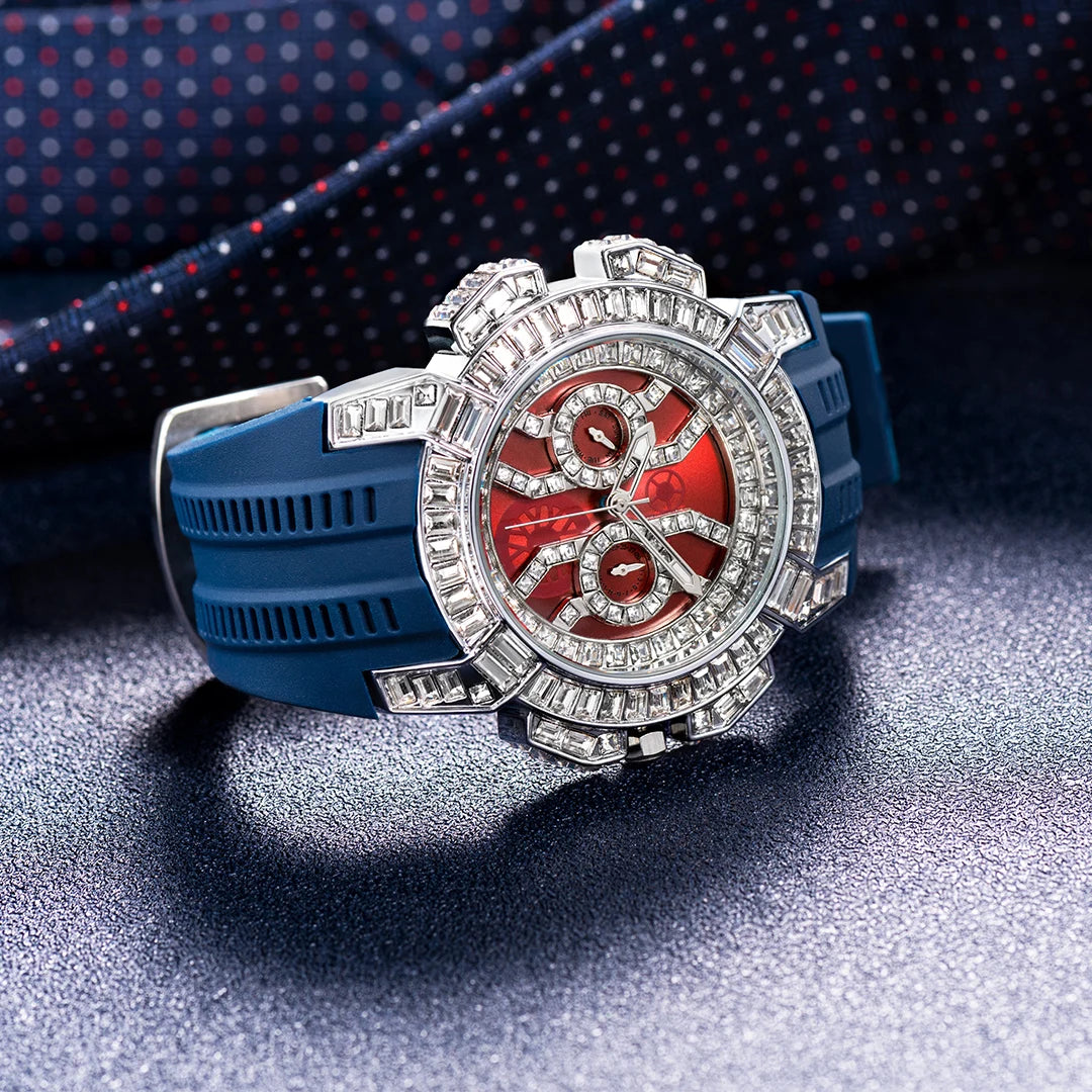 ICED OUT "SUNSTAR" UHR - ICERAIN JEWELRY