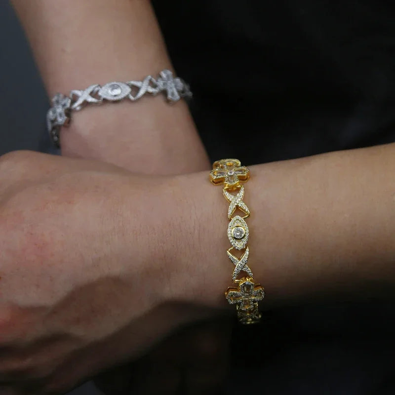 ICED OUT 10MM "COLLABO" ARMBAND - ICERAIN JEWELRY