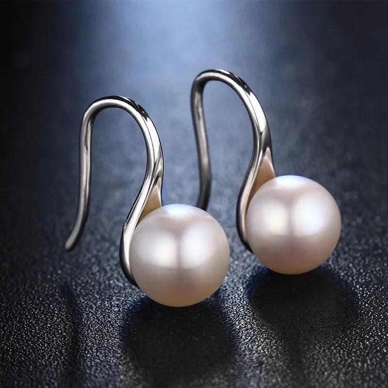 925S SILVER "PEARL V2" OHRRINGE - ICERAIN JEWELRY