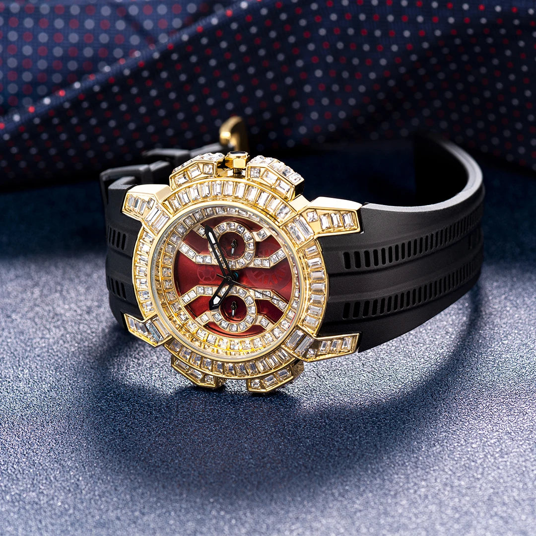 ICED OUT "SUNSTAR" UHR - ICERAIN JEWELRY