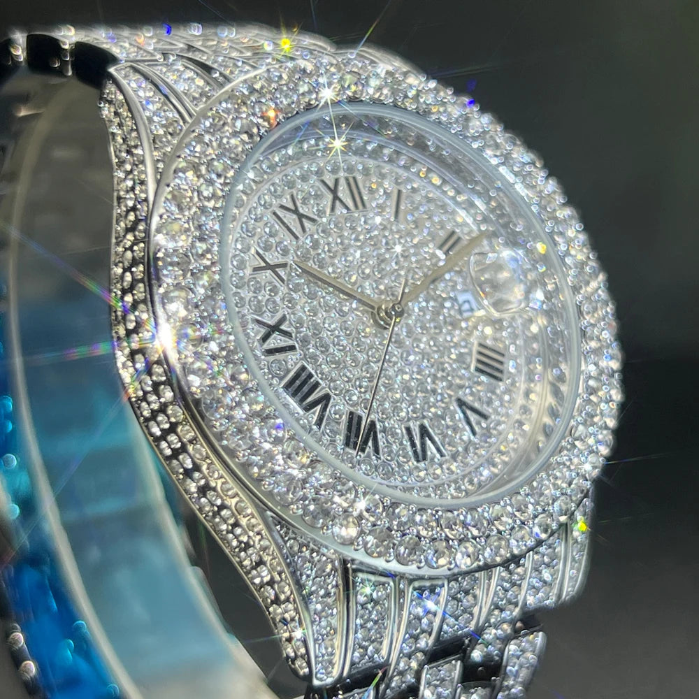 ICED OUT "SEIONARO" UHR - ICERAIN JEWELRY