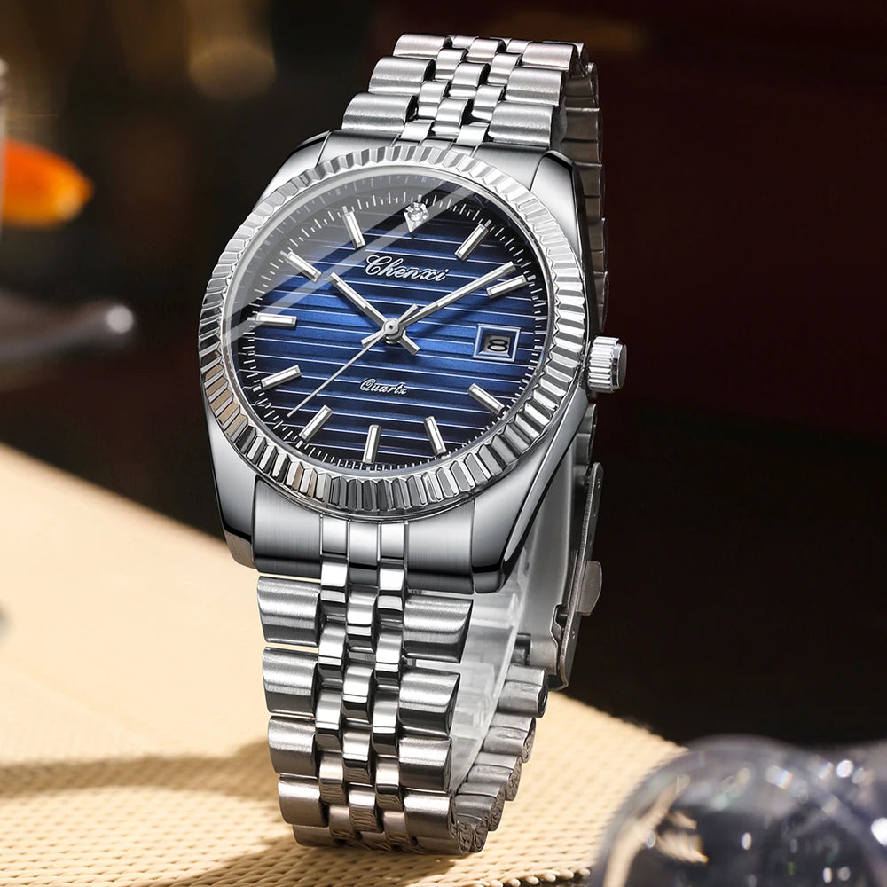EDELSTAHL "WISTERWAT" UHR - ICERAIN JEWELRY