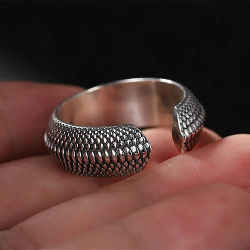 925S SILVER "SNAKE" RING - ICERAIN JEWELRY