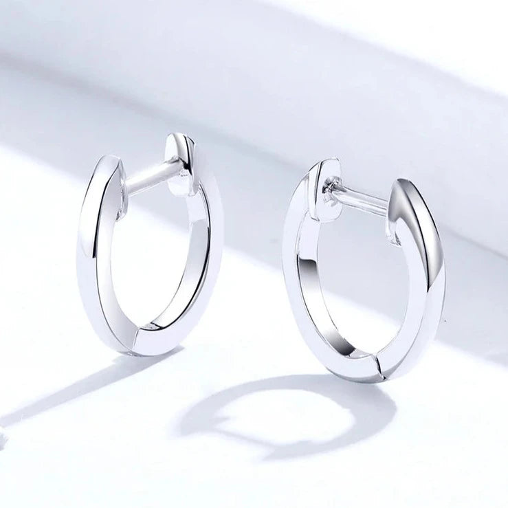 925S SILVER "SMALL CIRCLE" OHRRINGE - ICERAIN JEWELRY