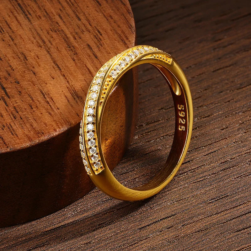 ICED OUT MOISSANITE "ETERNITY" WEISSGOLD 925S SILVER RING - ICERAIN JEWELRY