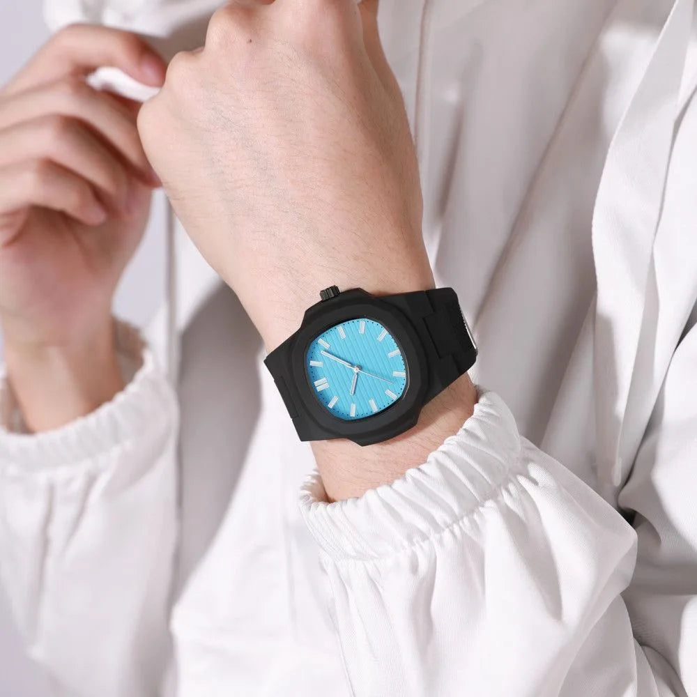 SILIKON "BLACK WRIST" UHR - ICERAIN JEWELRY