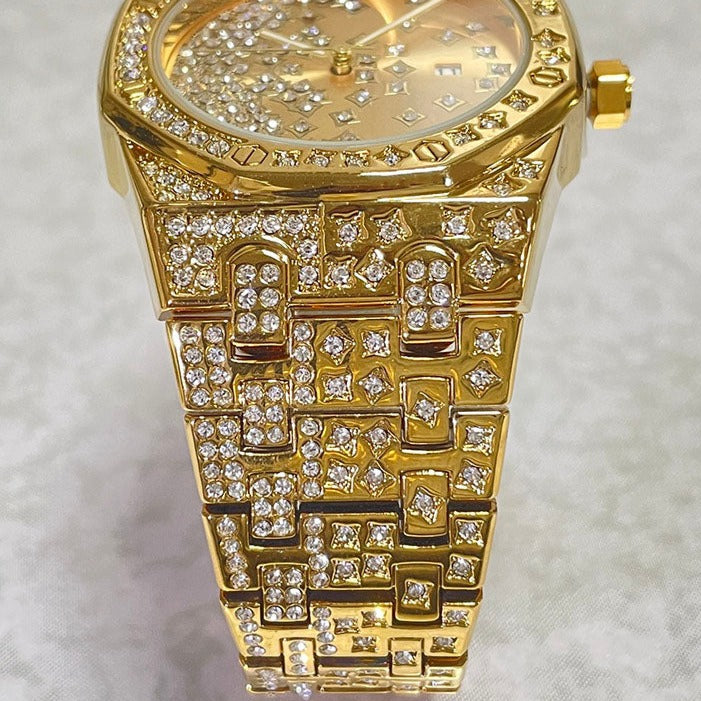 ICED OUT "SPLITERIO" UHR - ICERAIN JEWELRY