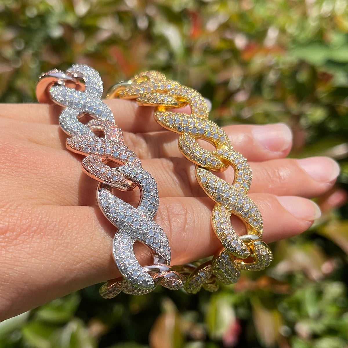 ICED OUT "CUBAN INFINITY" ARMBAND - ICERAIN JEWELRY