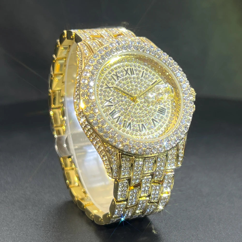 ICED OUT "SEIONARO" UHR - ICERAIN JEWELRY
