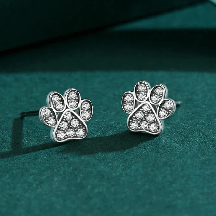 ICED OUT "DOG" OHRRINGE - ICERAIN JEWELRY