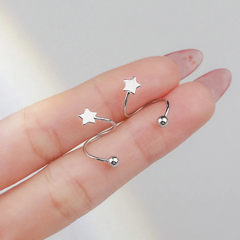 925S SILVER "SHOOTINGSTAR" OHRRINGE - ICERAIN JEWELRY