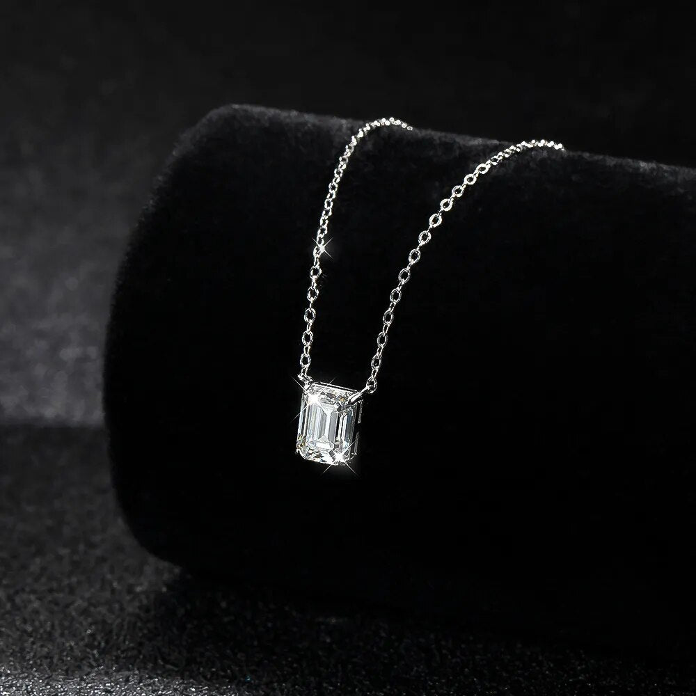 ICED OUT MOISSANITE "PSOLARIM" WEISSGOLD 925S SILVER KETTE - ICERAIN JEWELRY