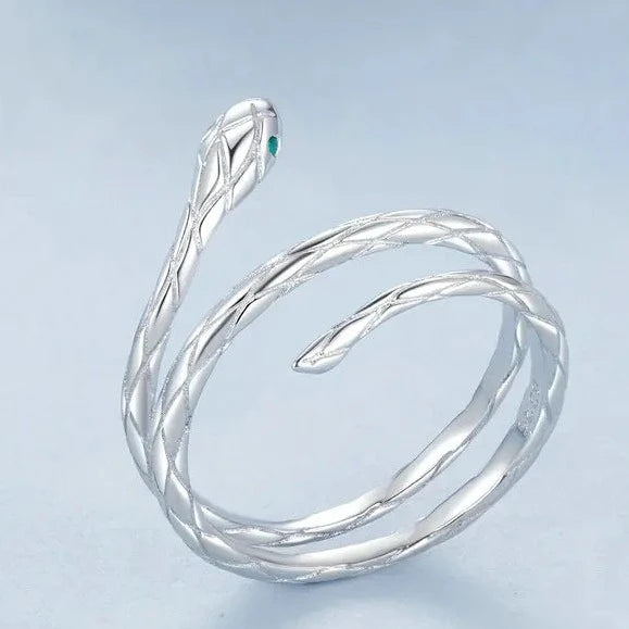 925S SILVER "SNAKE V2" RING - ICERAIN JEWELRY