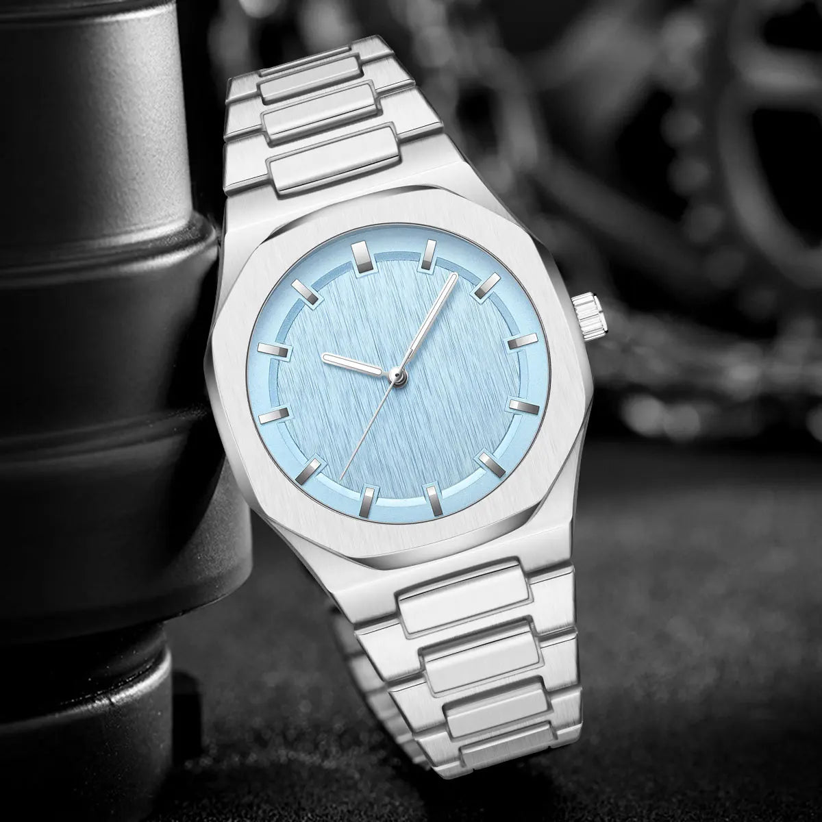 EDELSTAHL "HOMBRERO" UHR - ICERAIN JEWELRY