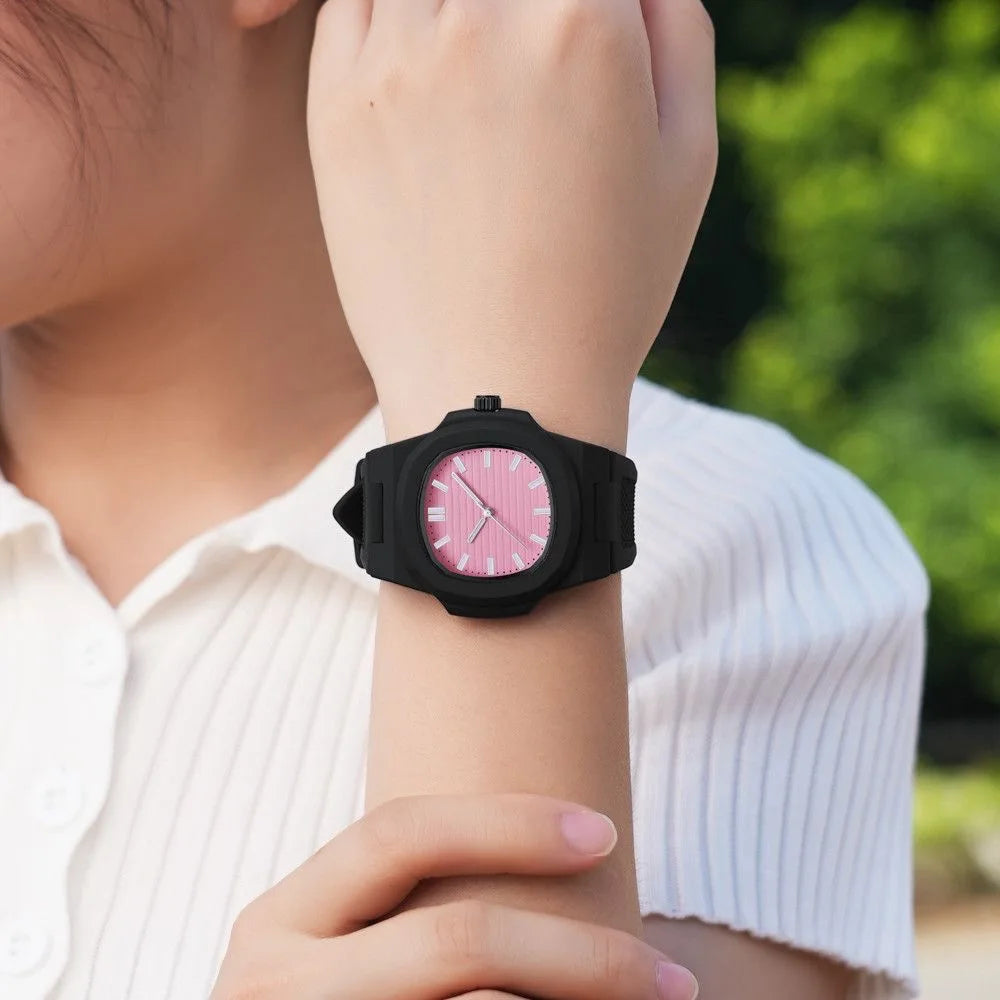 SILIKON "BLACK WRIST" UHR - ICERAIN JEWELRY