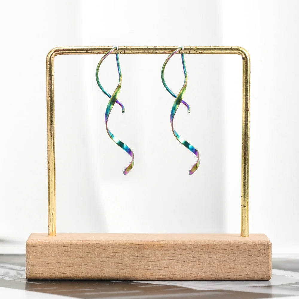 EDELSTAHL "SPIRAL" OHRRINGE - ICERAIN JEWELRY