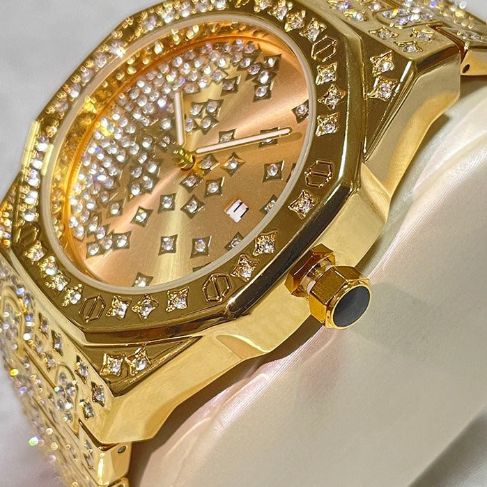 ICED OUT "SPLITERIO" UHR - ICERAIN JEWELRY