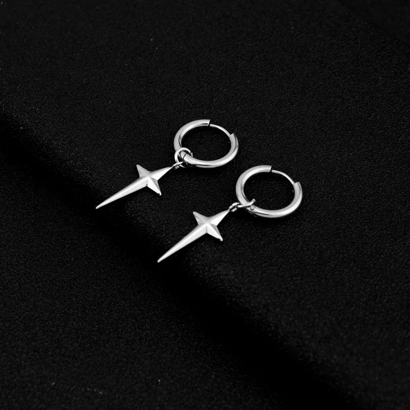 EDELSTAHL "CROSS V2" OHRRINGE - ICERAIN JEWELRY