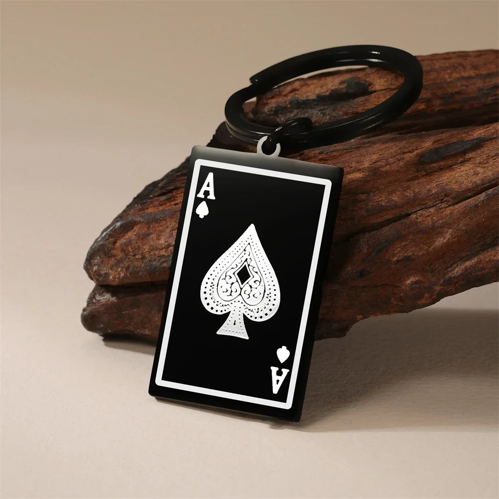EDELSTAHL "PIK" SCHLÜSSELANHÄNGER - ICERAIN JEWELRY