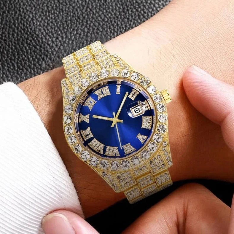 ICED OUT "FRATELLO" UHR - ICERAIN JEWELRY