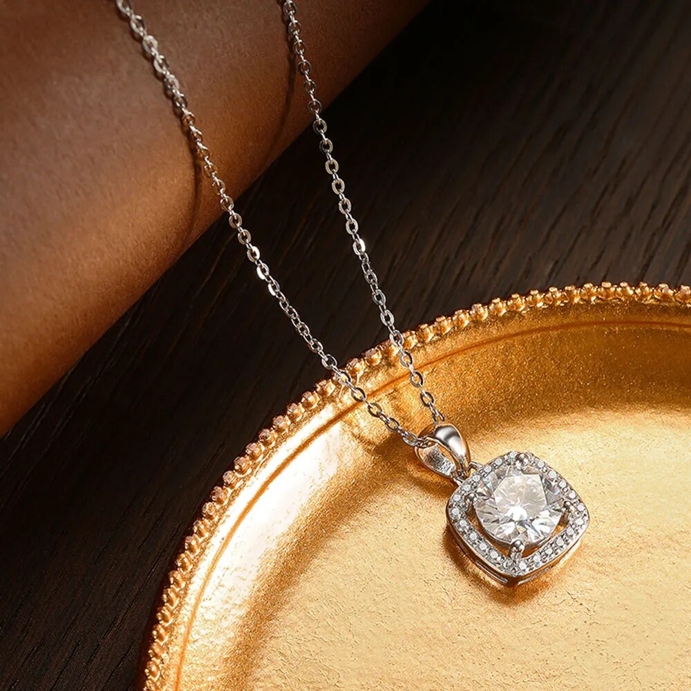 ICED OUT MOISSANITE "SPARKLING" WEISSGOLD 925S SILVER KETTE - ICERAIN JEWELRY