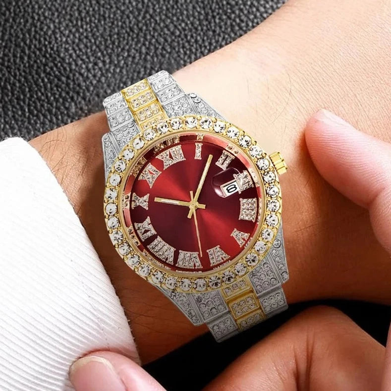 ICED OUT "FRATELLO" UHR - ICERAIN JEWELRY