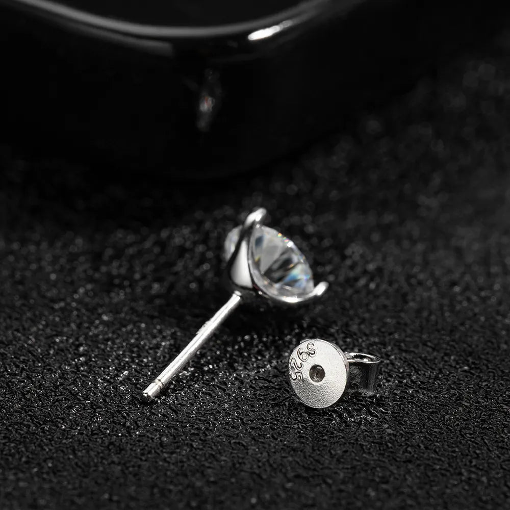 ICED OUT MOISSANITE "MANAMA" WEISSGOLD 925S SILVER OHRRINGE - ICERAIN JEWELRY