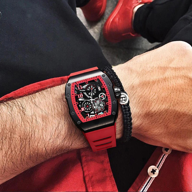 EDELSTAHL AUTOMATIK "WARRIOR" UHR - ICERAIN JEWELRY