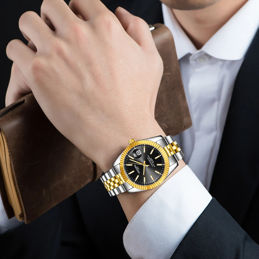 EDELSTAHL "HANDLO" UHR - ICERAIN JEWELRY