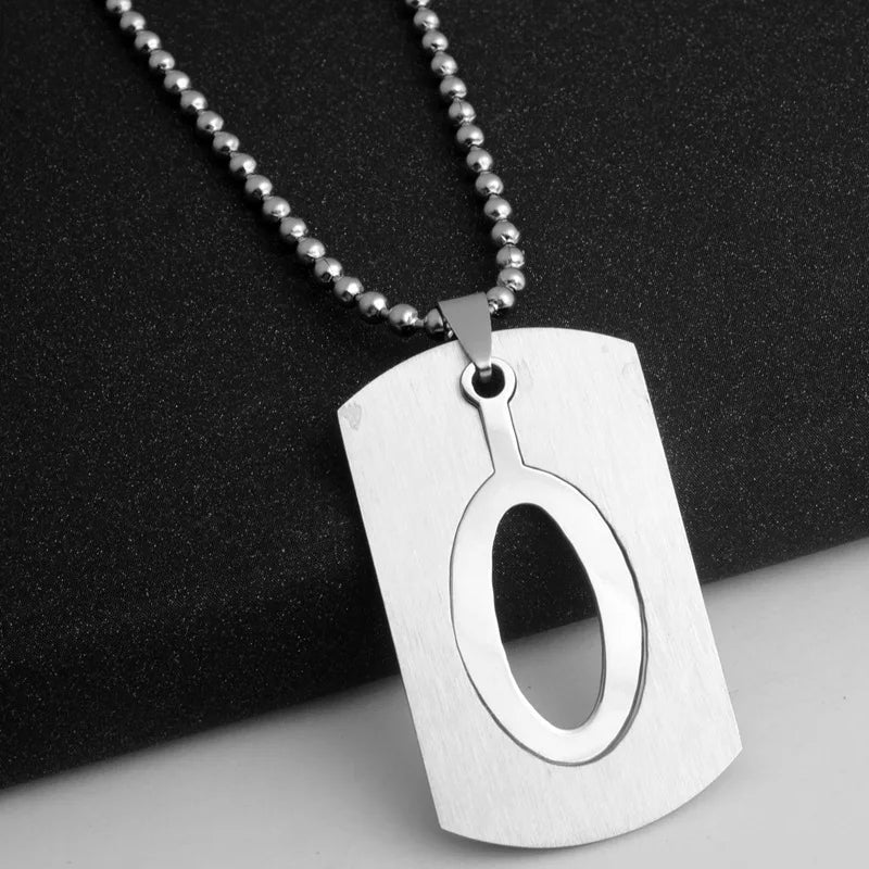 PERSONALISIERTE EDELSTAHL ANFANGSBUCHSTABEN "ULISA" KETTE - ICERAIN JEWELRY