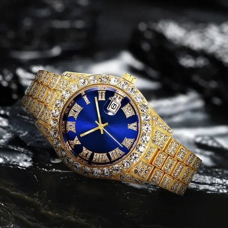 ICED OUT "FRATELLO" UHR - ICERAIN JEWELRY