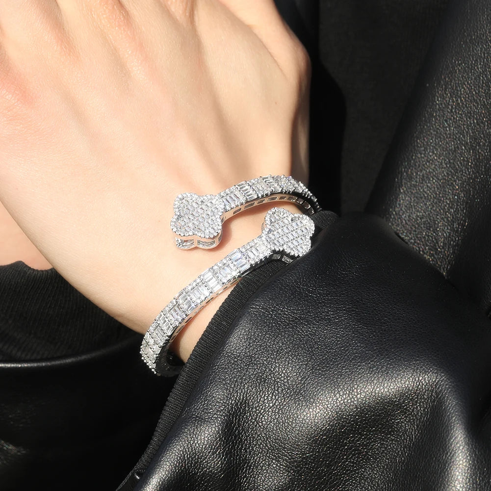 ICED OUT "CLOVER" ARMREIF - ICERAIN JEWELRY
