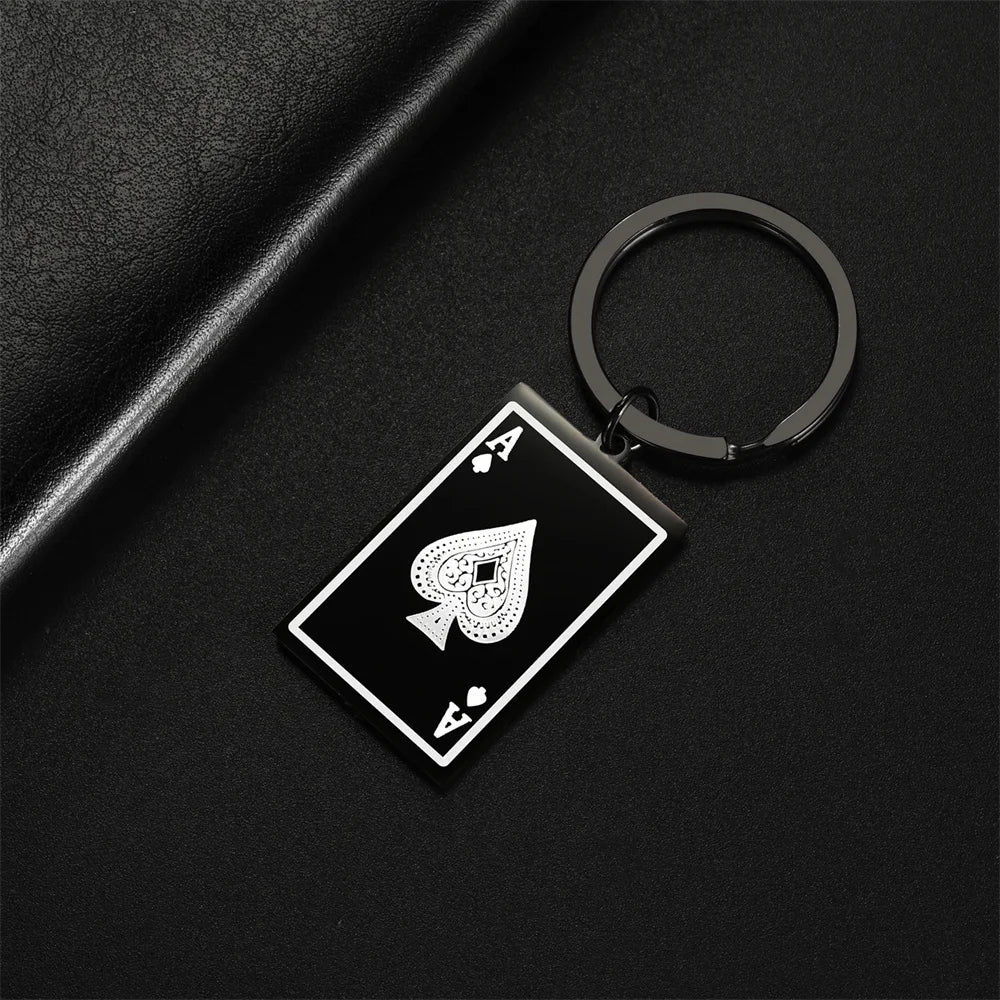 EDELSTAHL "PIK" SCHLÜSSELANHÄNGER - ICERAIN JEWELRY