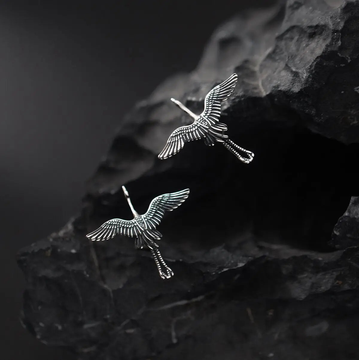925S SILVER "EAGLE" OHRRINGE - ICERAIN JEWELRY