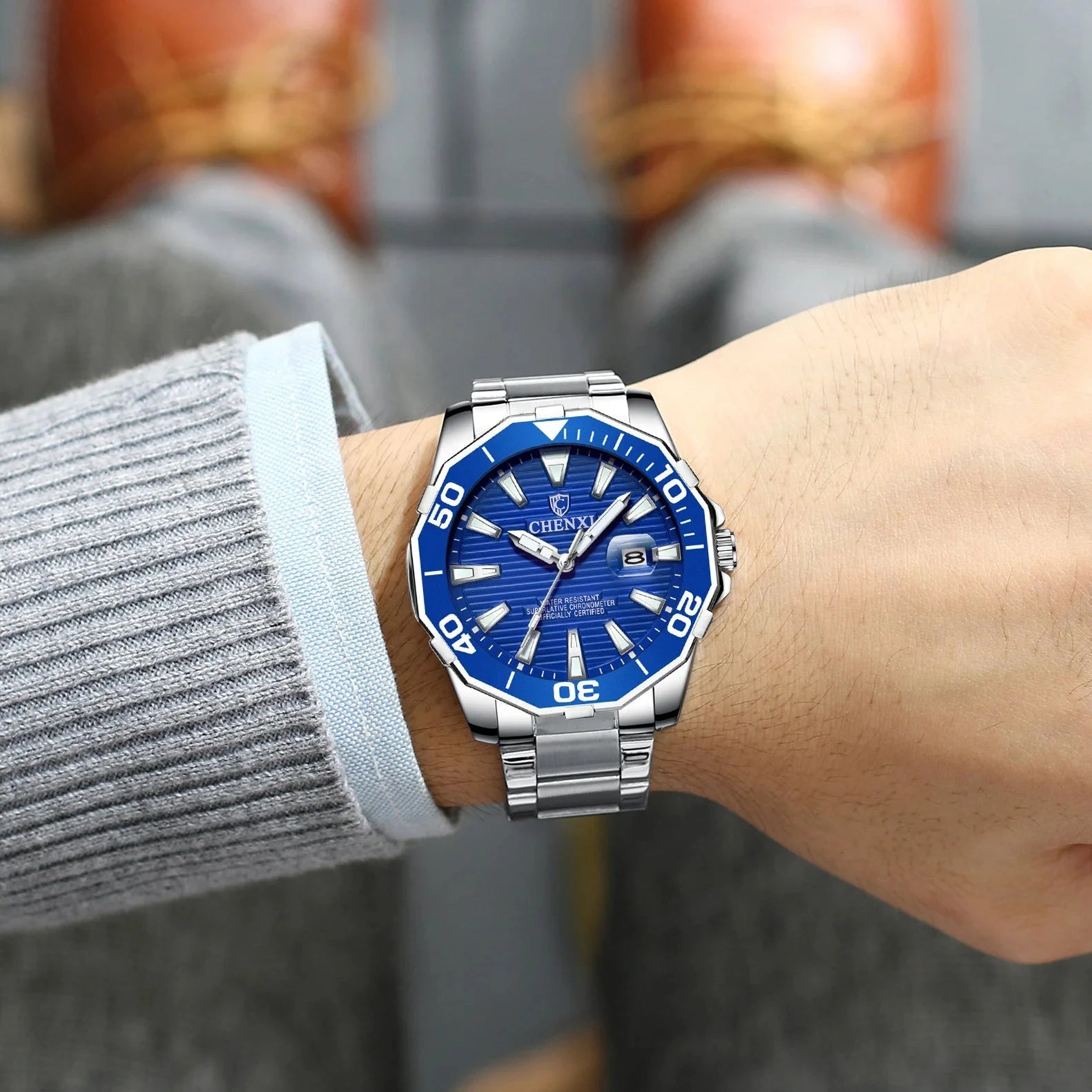 EDELSTAHL "SILCOLER" UHR - ICERAIN JEWELRY