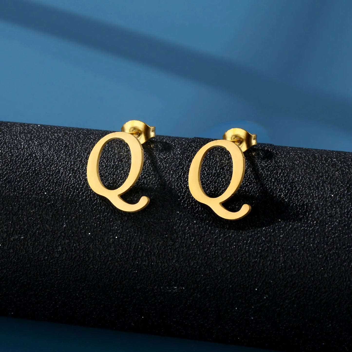 PERSONALISIERTE EDELSTAHL ANFANGSBUCHSTABEN ""SKUR" OHRRINGE - ICERAIN JEWELRY