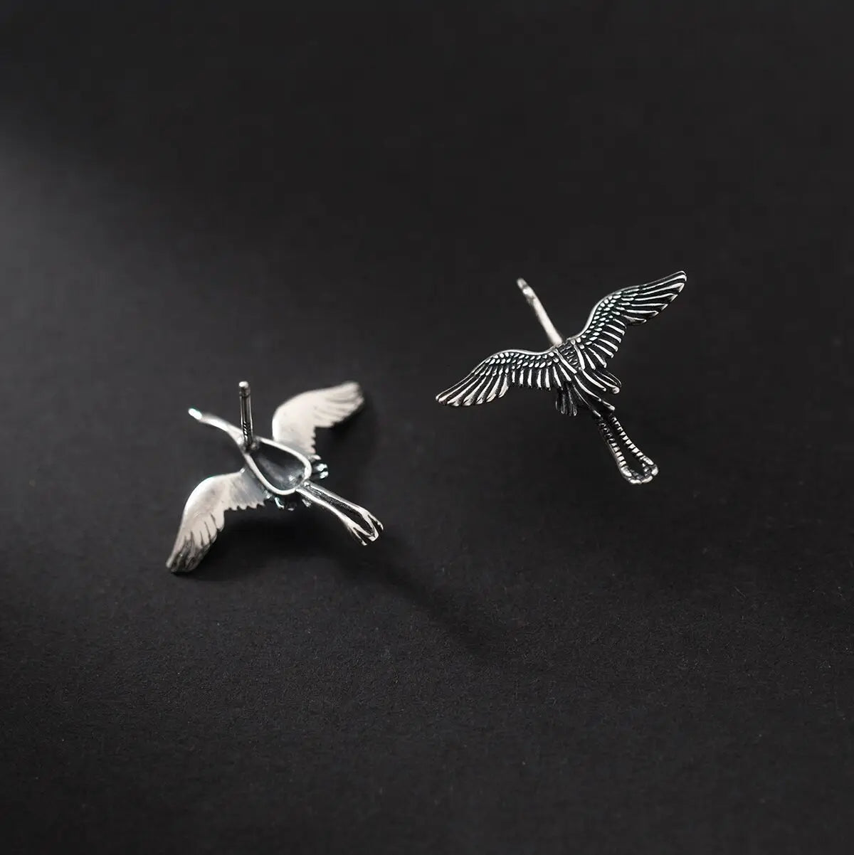 925S SILVER "EAGLE" OHRRINGE - ICERAIN JEWELRY