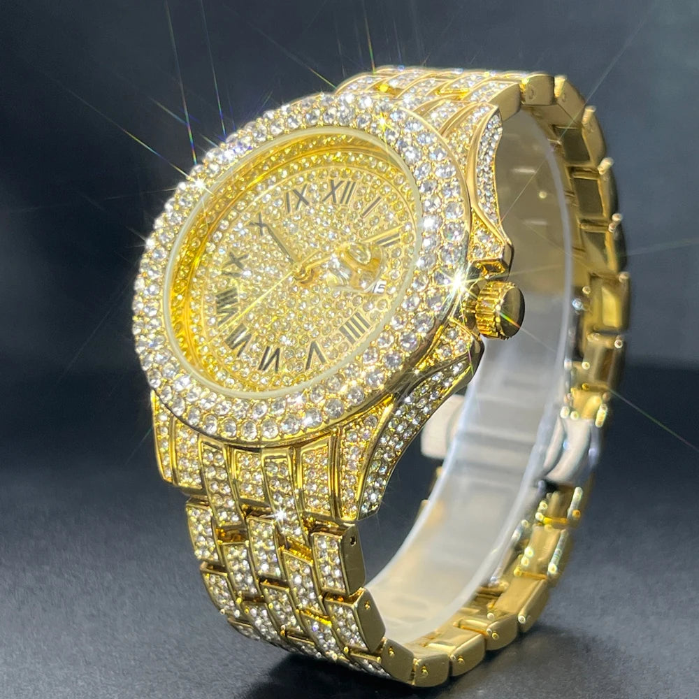 ICED OUT "SEIONARO" UHR - ICERAIN JEWELRY