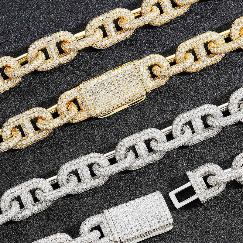 ICED OUT 15MM "GOLD ARTI" ARMBAND - ICERAIN JEWELRY