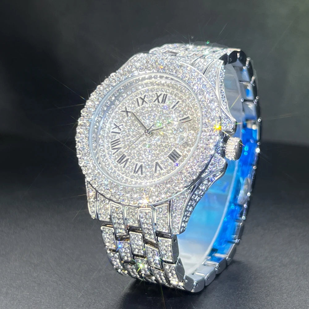 ICED OUT "SEIONARO" UHR - ICERAIN JEWELRY