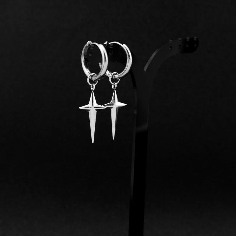EDELSTAHL "CROSS V2" OHRRINGE - ICERAIN JEWELRY
