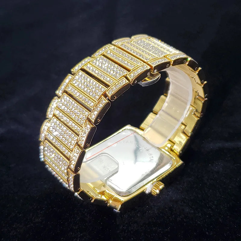 ICED OUT "SQUADROMER" UHR - ICERAIN JEWELRY