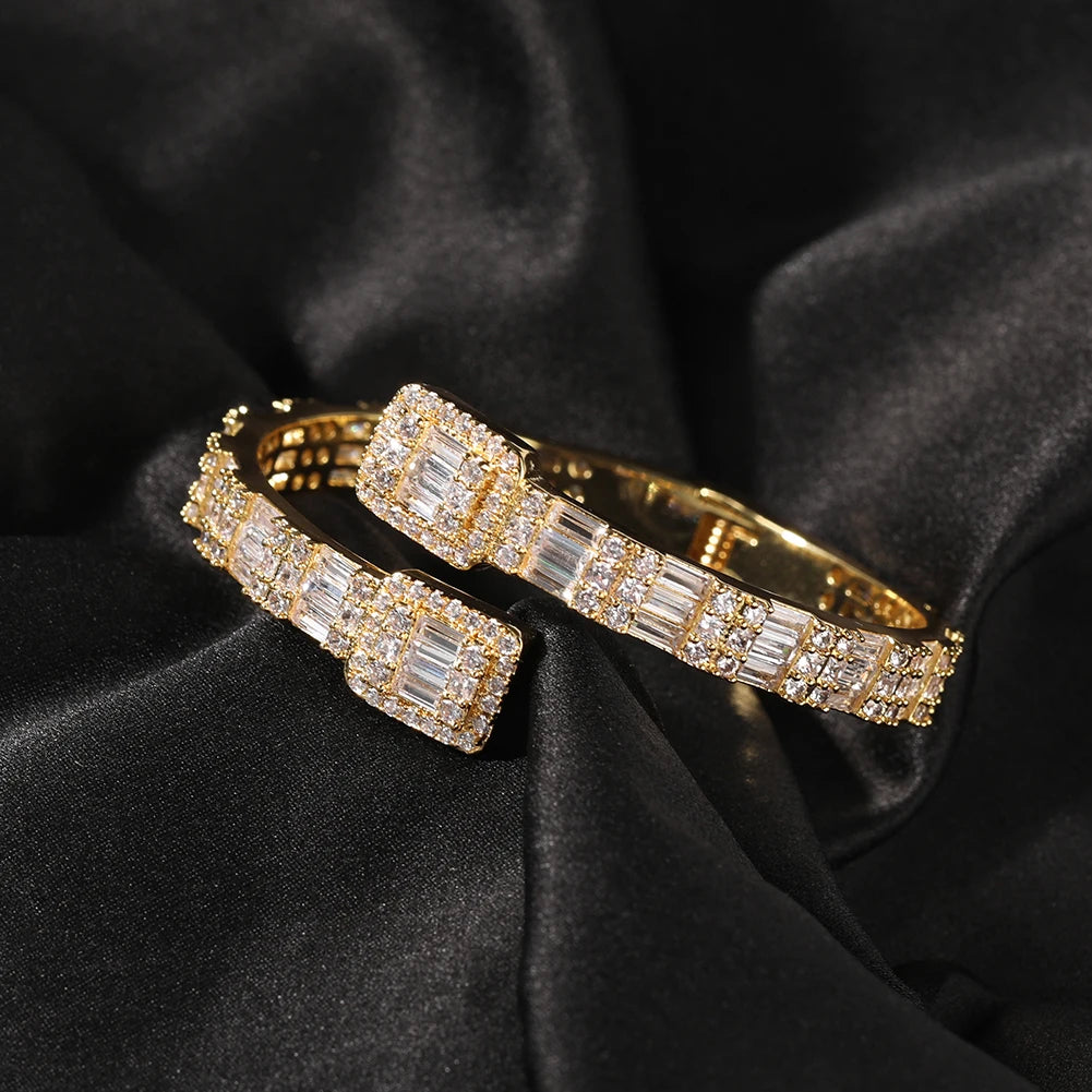 ICED OUT "SQUARE" ARMREIF - ICERAIN JEWELRY