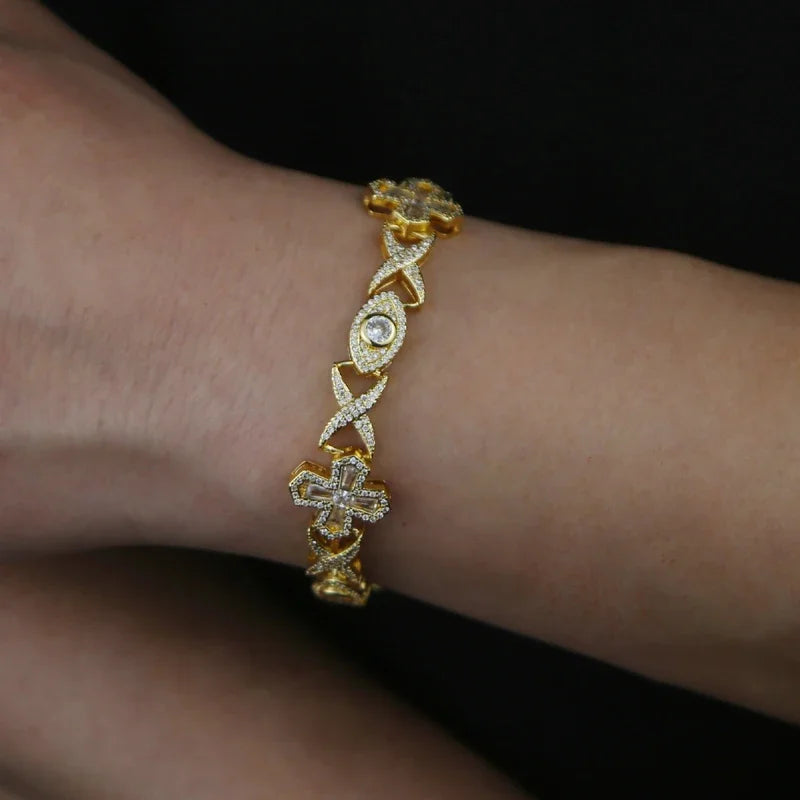 ICED OUT 10MM "COLLABO" ARMBAND - ICERAIN JEWELRY